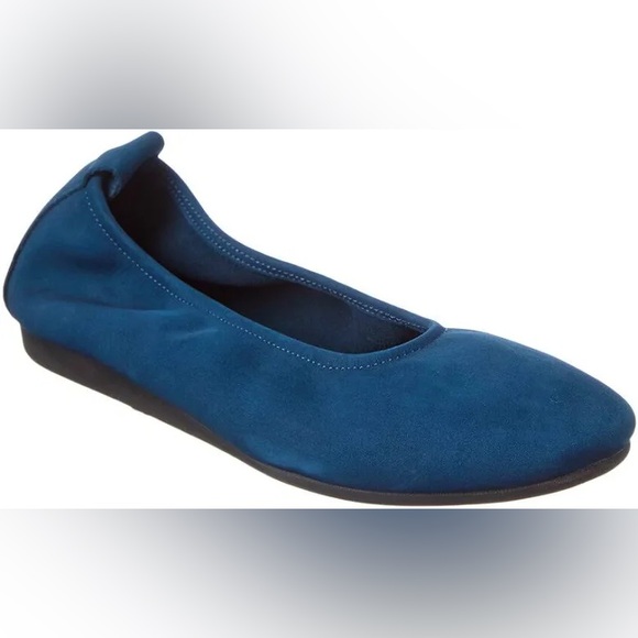 NEW Arche Laius Blue Leather Suede Flats - Picture 2 of 5
